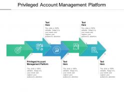 Privileged account management platform ppt powerpoint presentation summary pictures cpb
