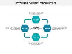Privileged account management ppt powerpoint presentation icon gallery cpb
