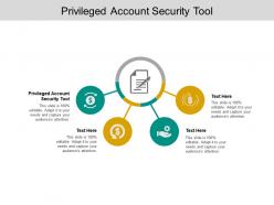 Privileged account security tool ppt powerpoint presentation pictures layout cpb