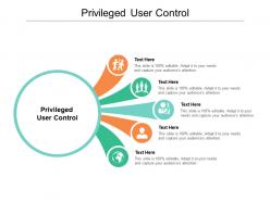 Privileged user control ppt powerpoint presentation infographics demonstration cpb