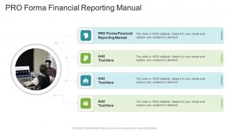 PRO Forma Financial Reporting Manual In Powerpoint And Google Slides Cpb