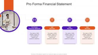 Pro Forma Financial Statement In Powerpoint And Google Slides Cpb