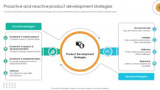Proactive And Reactive Product Development Strategies