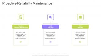 Proactive Reliability Maintenance In Powerpoint And Google Slides Cpb