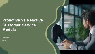 Proactive Vs Reactive Customer Service Models PPT Designs AT