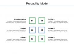 Probability model ppt powerpoint presentation infographics background designs cpb
