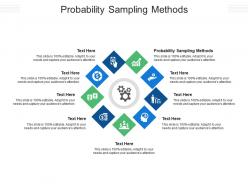Probability sampling methods ppt powerpoint presentation show graphic images cpb