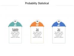 Probability statistical ppt powerpoint presentation infographics shapes cpb
