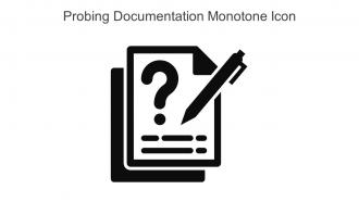 Probing Documentation Monotone Icon In Powerpoint Pptx Png And Editable Eps Format