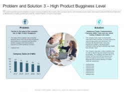 Problem and solution 3 high product bugginess level reasons high customer attrition rate