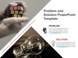 Problem and solution powerpoint template