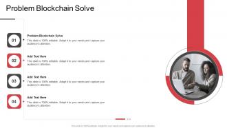 Problem Blockchain Solve In Powerpoint And Google Slides Cpb