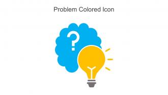 Problem Colored Icon In Powerpoint Pptx Png And Editable Eps Format