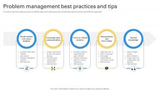 Problem Management Best Practices And Tips