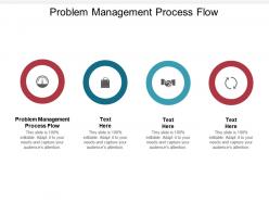 Problem management process flow ppt powerpoint presentation professional guide cpb