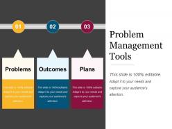 Problem management tools powerpoint shapes