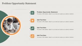 Problem Opportunity Statement In Powerpoint And Google Slides Cpb