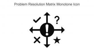 Problem Resolution Matrix Monotone Icon In Powerpoint Pptx Png And Editable Eps Format