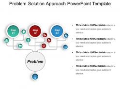 Problem solution approach powerpoint template