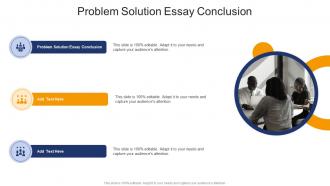 Problem Solution Essay Conclusion In Powerpoint And Google Slides Cpb