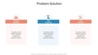 Problem Solution In Powerpoint And Google Slides Cpb