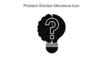 Problem Solution Monotone Icon In Powerpoint Pptx Png And Editable Eps Format