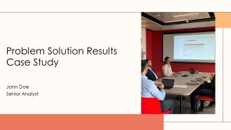 Problem Solution Results Case Study PPT Slides AT