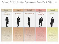 Problem solving activities for business powerpoint slide ideas