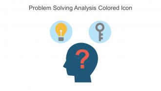 Problem Solving Analysis Colored Icon In Powerpoint Pptx Png And Editable Eps Format
