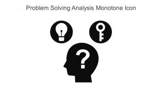 Problem Solving Analysis Monotone Icon In Powerpoint Pptx Png And Editable Eps Format
