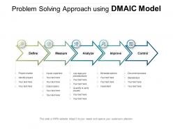 Problem solving approach using dmaic model