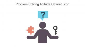 Problem Solving Attitude Colored Icon In Powerpoint Pptx Png And Editable Eps Format
