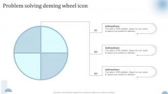 Problem Solving Deming Wheel Icon