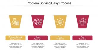 Problem solving easy process ppt powerpoint presentation ideas grid cpb