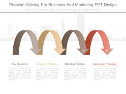 Problem solving for business and marketing ppt design