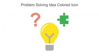 Problem Solving Idea Colored Icon In Powerpoint Pptx Png And Editable Eps Format