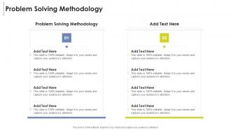 Problem Solving Methodology In Powerpoint And Google Slides Cpb