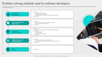 Problem Solving Methods Used By Software Developers