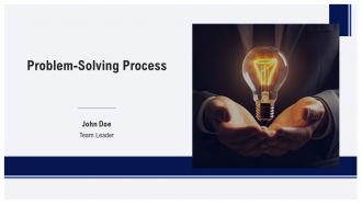 Problem Solving Process PPT Outline AT Problem Solving Process PPT Outline AT