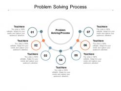 Problem solving process ppt powerpoint presentation slides cpb