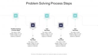 Problem Solving Process Steps In Powerpoint And Google Slides Cpb