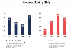 Problem solving skills ppt powerpoint presentation gallery infographics cpb Problem solving skills ppt powerpoint presentation gallery infographics cpb
