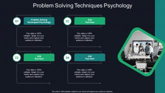 Problem Solving Techniques Psychology In Powerpoint And Google Slides Cpb