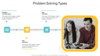 Problem Solving Types In Powerpoint And Google Slides Cpb