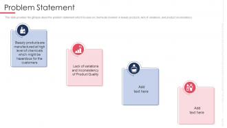 Problem statement beauty and personal care product ppt elements