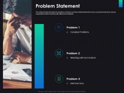 Problem statement consulting ppt sample