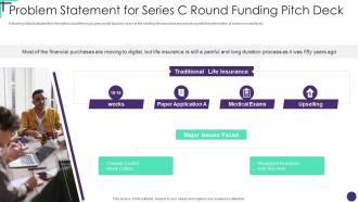 Problem Statement For Series C Round Funding Pitch Deck
