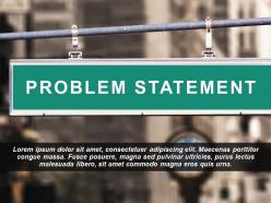 Problem statement image slide showing road signboard