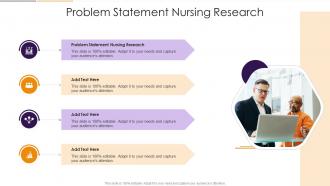 Problem Statement Nursing Research In Powerpoint And Google Slides Cpb