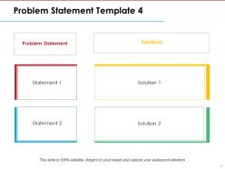 Problem Statement Solution Powerpoint Presentation Slides
